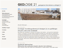 Tablet Screenshot of geologie21.de